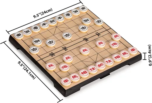 Miniatura 3 de Juego de viaje magnético de ajedrez chino (Xiangqi) (9.5 pulgadas)