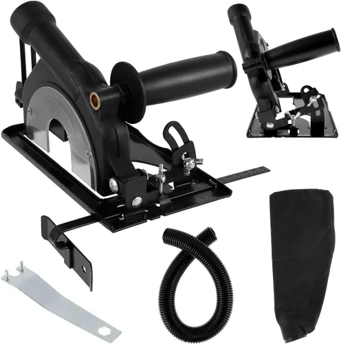 Soporte de amoladora angular mejorada, convertidor de amoladora angular de mano ajustable a soporte de cortador, máquina de corte profesional,