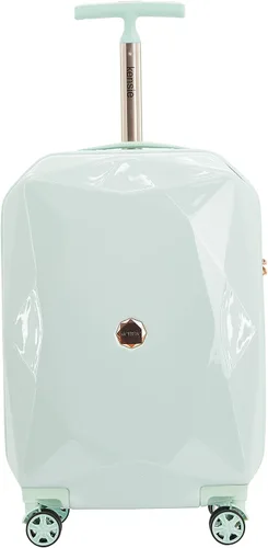 Miniatura 4 de kensie Equipaje giratorio de lado duro TSA Lock para mujer, Mint, 2 Piece Set (28"20"), Equipaje giratorio rígido para mujer con piedras preciosas