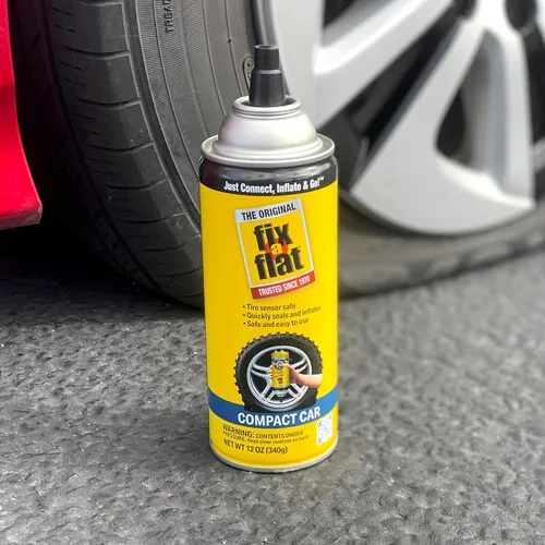 Miniatura 2 de Fix-a-Flat S60410 - Reparación e inflador de neumáticos planos de emergencia en aerosol, para neumáticos compactos, fórmula ecológica, ajuste