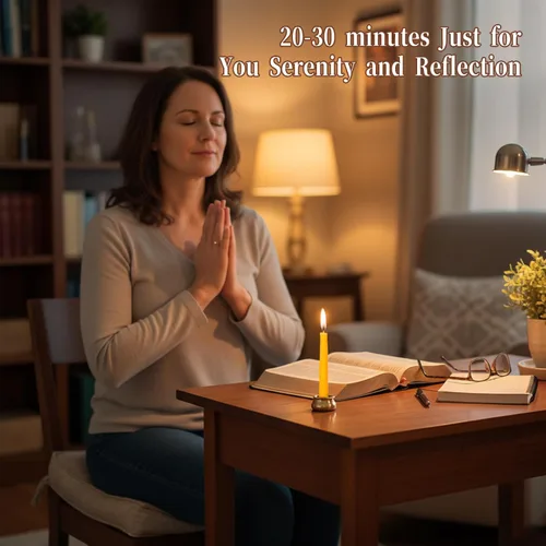 Miniatura 7 de Velas de meditación de cera de abeja de 20 minutos, paquete de 12 velas de cera de abeja con portavelas de latón, mini velas de oración de cera