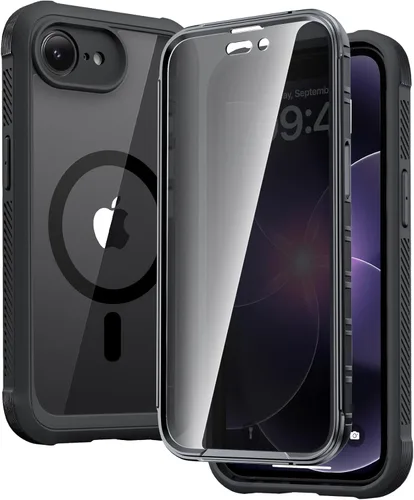 Miniatura 537 de Diaclara Funda diseñada para iPhone 16, mejorada [protección completa de la cámara], carcasa resistente de cuerpo completo con protector de pantalla