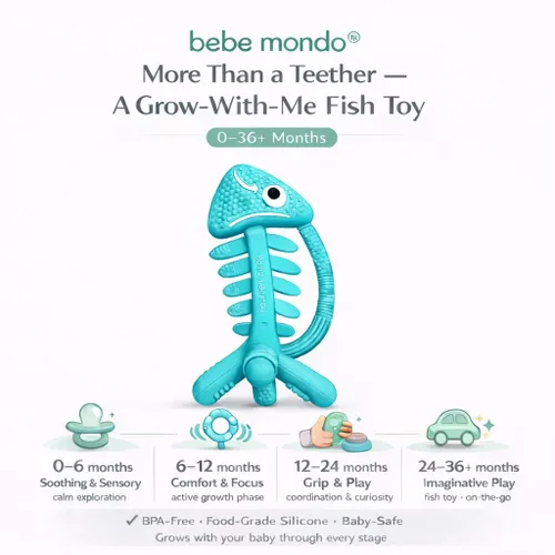 Miniatura 4 de Juguetes infantiles 3 en 1, juguetes de dentición para bebés de 3 a 6 a 12 meses, mordedores para bebés de 0 a 3 a 6 a 12 meses para alivio