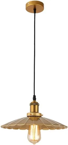 Miniatura 12 de Iluminación colgante de metal dorado de estilo industrial para isla de cocina, lámparas colgantes retro americanas para mesa de comedor, lámpara
