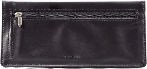 Miniatura 3 de Big Skinny Billetera ejecutiva de piel para mujer con pliegue doble, porta hasta 40 tarjetas