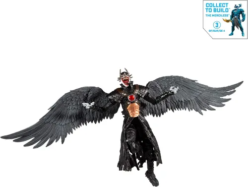 Miniatura 7 de DC Multiverse Batman Who Laughs with Sky Tyrant Wings Figura de acción de 7 pulgadas y piezas de construcción para figura de 'The Merciless