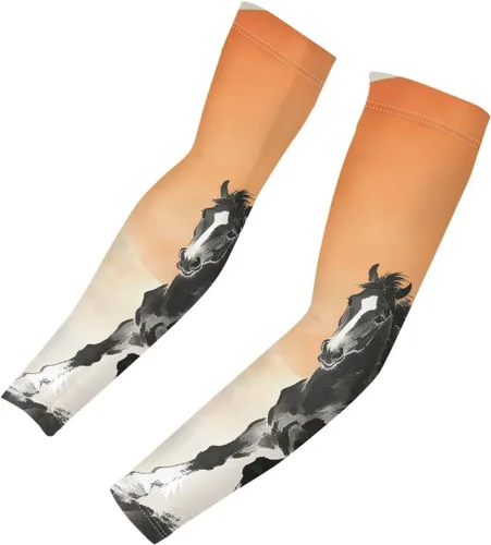 Miniatura 25 de Binienty Mangas de protección solar UV para mujeres y hombres, mangas deportivas refrescantes para golf, correr, ciclismo, senderismo