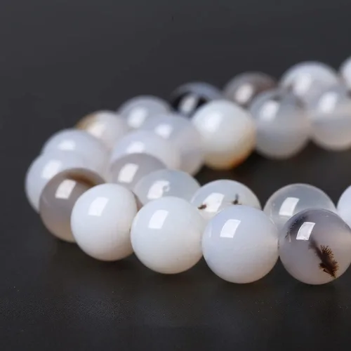 Miniatura 73 de 60 cuentas de piedra azul amazonita natural de 6mm para hacer joyas AAA redondas sueltas, cuentas de piedra de poder de sanación energética, cuentas