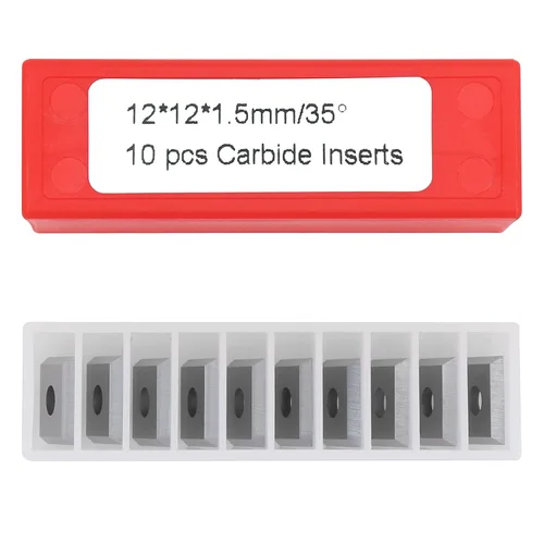 Miniatura 5 de Insertos de carburo de esquinas cuadradas K1215-0.472 in 4 bordes