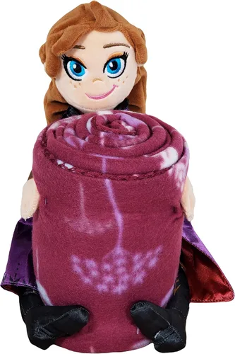 Miniatura 2 de Disney Almohada y cobija de forro polar, diseño de Frozen