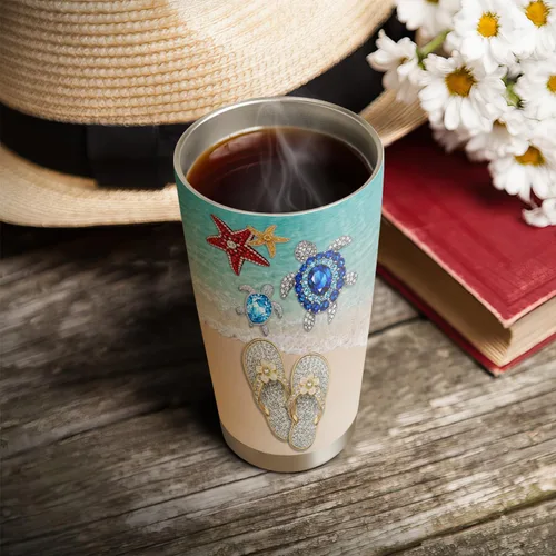 Miniatura 4 de 20oz Jewelry Butterfly Tumbler, Inspirational, Motivational Birthday Gifts for Butterfly Lovers, Coffee Tumbler for Women, Stainless Steel Double