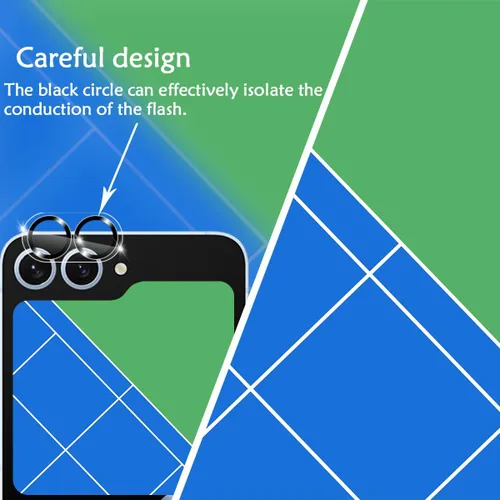 Miniatura 4 de BIGFACE Protector de pantalla 6 en 1 para Samsung Galaxy Z Flip 6, paquete de 2 protectores de pantalla para Galaxy Flip 6 EPU + 2 protectores