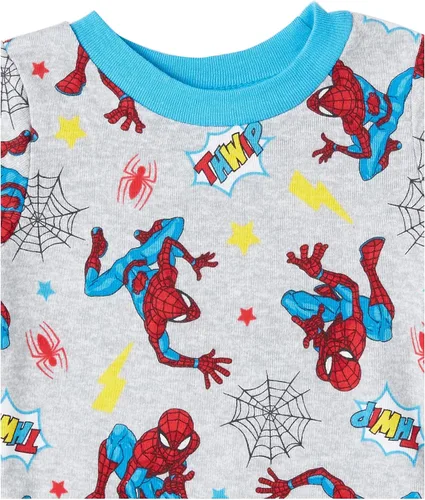 Miniatura 9 de Marvel Boys Avengers Black Panther Captain America Thor Spider-Man 4-Piece Snug-fit Cotton Pajamas Set