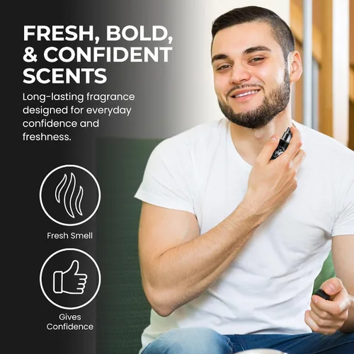 Miniatura 4 de Beverly Hills Polo Club EDT Pen Spray Collection - Juego de 4 fragancias para hombre, aroma activo, sexy, ardiente y azul, colonia de larga duración