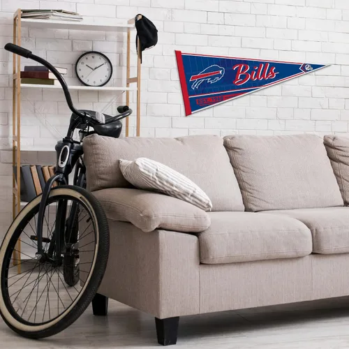 Miniatura 3 de Rico Industries NFL Football Classic - Banderín de fieltro de 12 x 30 pulgadas para decoración de pared, ideal para el hogar, dormitorio, decoración