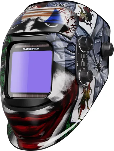 Miniatura 21 de ARCCAPTAIN Casco de Soldadura con Pantalla de Visualización Grande de 3.94"X3.66" Color Verdadero Oscurecimiento Automático Alimentado por Energía