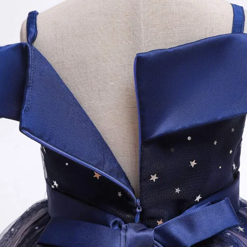 Miniatura 6 de Cichic - Vestido navideño de fiesta sin mangas para niñas