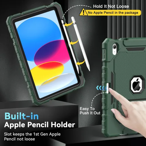 Miniatura 3 de Grifobes Funda para iPad A16 de 11ª Generación de 11 pulgadas 2025 / Funda para iPad de 10ª Generación de 10.9 pulgadas 2022, Funda Resistente