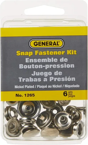 Miniatura 2 de Juego de broches de presión General Tools & Instruments 1265, 6 unidades, Marrón, 1265
