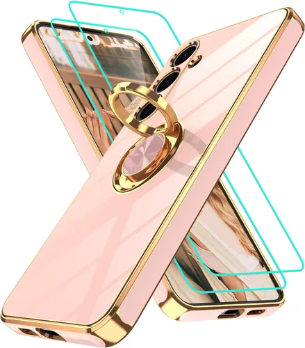 Miniatura 28 de Gritup Funda para Samsung Galaxy A14 5G: Funda Samsung A14 con 2 Protectores de Pantalla, Soporte de Anillo con Rotación 360°, Soporte Magnético