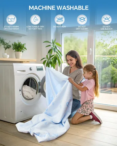 Miniatura 7 de Kmall Protector de colchón refrescante tamaño Queen, 100% impermeable y transpirable, funda de colchón de tela de aire 3D fresca, protector