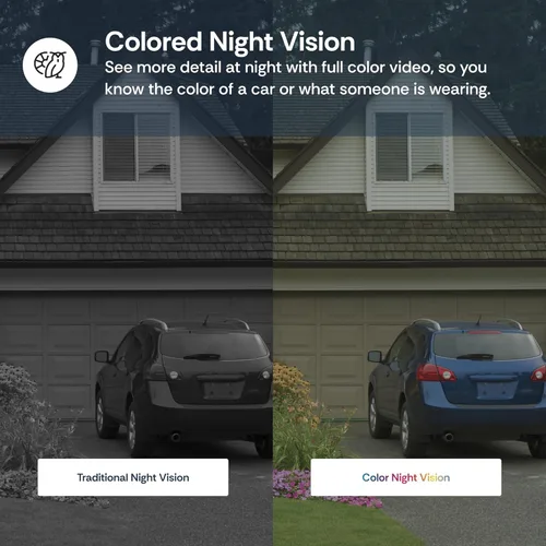Miniatura 4 de Luna Doorbell Cámara inalámbrica, detección de paquetes y humanos AI, alertas instantáneas, visión nocturna, audio de 2 vías, alimentación por