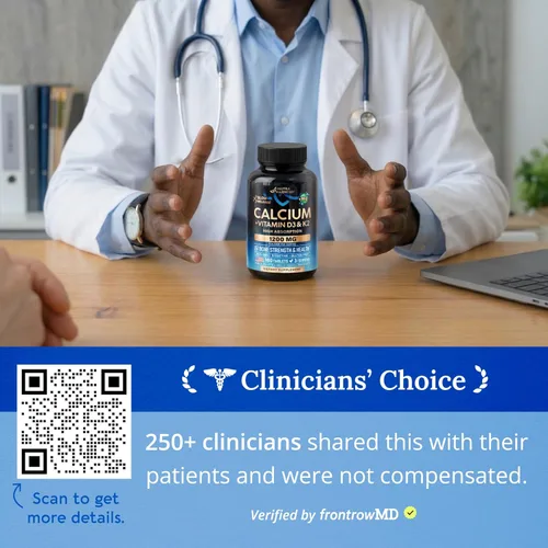 Miniatura 11 de Calcio 1200 mg con vitamina D3 - Suplementos de citrato de calcio para mujeres y hombres - Salud ósea, fuerza y densidad - Alta absorción