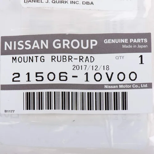 Miniatura 4 de Piezas originales de Nissan - Montaje de goma-radiador, Uppe (21506-10V00)