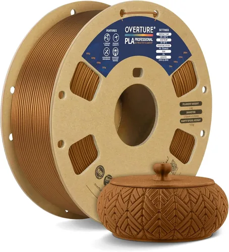 Miniatura 46 de Overture PLA Plus (PLA+) Filamento de 1/16 pulgadas, dureza mejorada con rollo PLA, con superficie de construcción 3D de 7.87 × 7.87 pulgadas, PLA