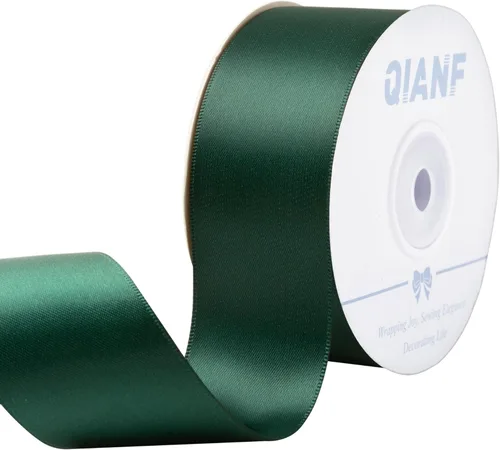 Miniatura 21 de QIANF Cinta plateada de satén de doble cara de 1-1/2 pulgadas para envolver regalos, lazos para el pelo, hacer cintas para el cabello, bandas