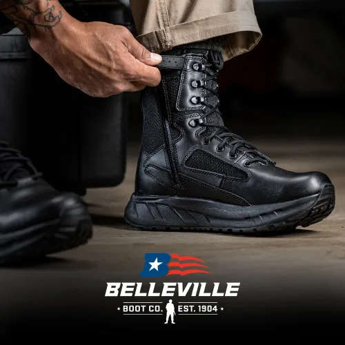 Miniatura 8 de B Belleville Arm Your Feet Tactical Research MAXX - Botas tácticas maximalistas de 6 pulgadas ultra acolchadas para hombre con cremallera, diseñadas