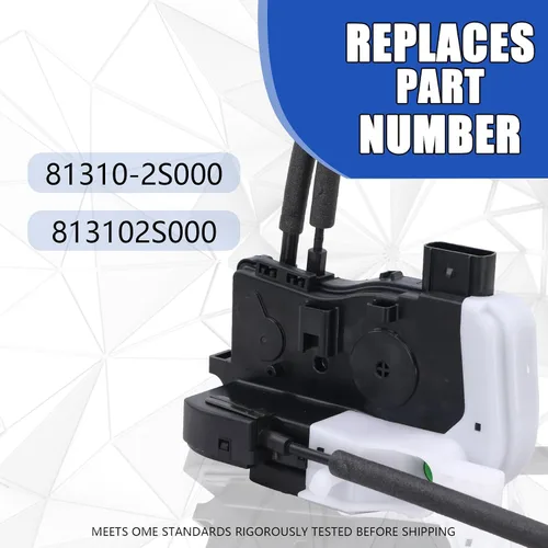 Miniatura 4 de Actuador de cerradura de puerta delantero izquierdo lado del conductor compatible con Hyundai Tucson 2010-2017 reemplazo de pestillo de puerta