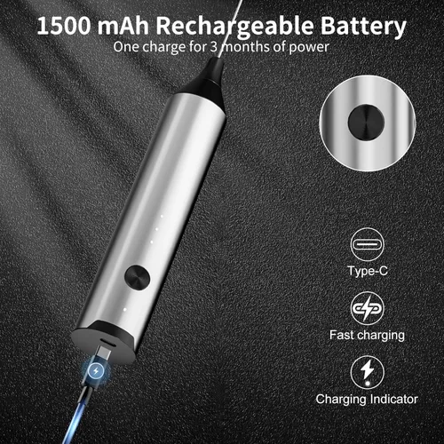 Miniatura 5 de Rechargeable Handheld Milk Frother for Coffee, Hand Frother with Stand, Drink Mixer Frother Wand Electric Whisk Stirrer for Latte, Matcha