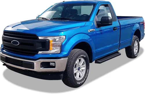 Miniatura 6 de APS - Estribos negros, compatibles con Ford F-150 Regular Cab 2015-2026 y F-250 / F-350 Super Duty 2017-2026