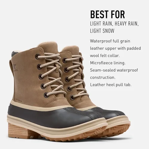 Miniatura 3 de Sorel Encaje Slimpack III para mujer, lluvia y nieve, resistente al agua, Nieve
