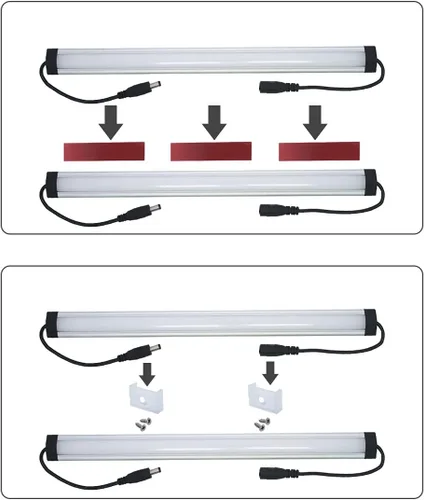 Miniatura 8 de Luces LED Litever bajo clóset, Plateado, LL-008-3W, 20.00watts, 120.00 volts Blanco cálido 3000K