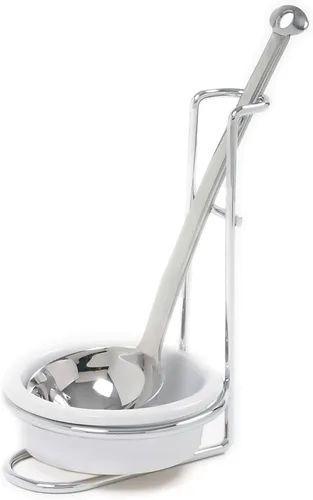 Miniatura 2 de Norpro Reposapiés vertical de cerámica de acero inoxidable para cucharas
