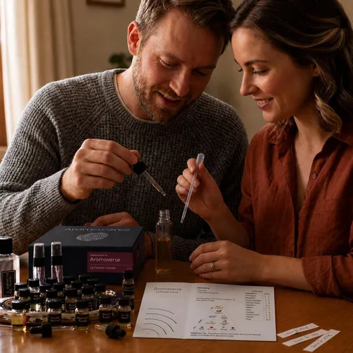 Miniatura 7 de La Femme Grande Kit de fabricación de perfumes: haz tu propio kit de perfume para mujeres y hombres con 30 ingredientes aromáticos, botellas