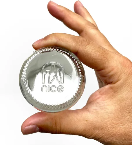Miniatura 3 de nicebottles - Botellas de vidrio transparente Woozy, 12 oz (375ml) - Caja de 12 botellas encantadoras empacadas en caja resistente con 15 tapas