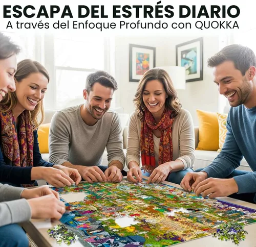 Miniatura 6 de QUOKKA Rompecabezas de 1000 piezas para adultos, dioses griegos, rompecabezas para adultos con tareas secretas e historia de audio inmersiva