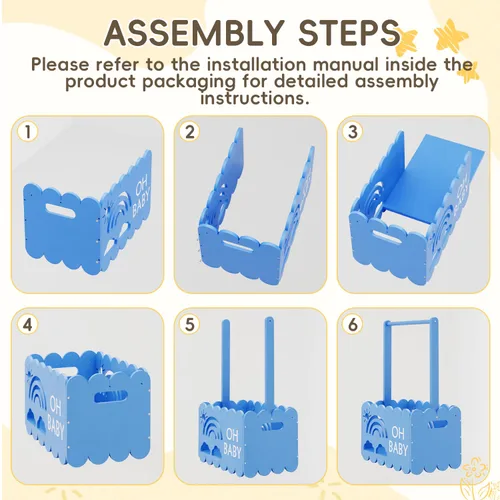 Miniatura 4 de Caja de madera para baby shower para niños y niñas, regalos de canasta para nuevos padres, regalo de bienvenida para bebé, adecuado para el embarazo