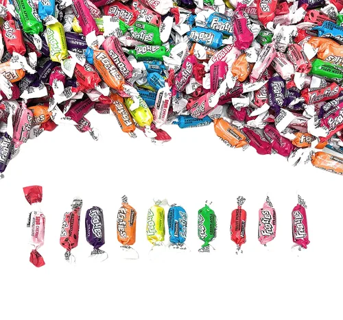 Miniatura 4 de Tootsie Roll Frooties American Candy Fruity Favorites - Bolsa de mezcla suave y masticable, Taffy Midgees envueltos individualmente, surtido de 10