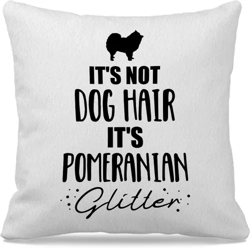 Nogrit Pomeranian Gifts - Funda de almohada de 18 x 18 pulgadas, regalo para amantes de los perros, mamá, papá, para mujeres y hombres, no es pelo