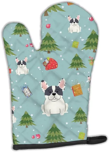 Miniatura 412 de Caroline's Treasures BB2732OVMT Dog House Collection Border Collie - Guante de horno grueso resistente al calor para sartenes calientes y horno