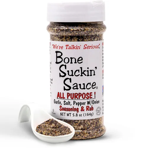 Miniatura 8 de Bone Suckin' Condimento para salsa y variedad de frotamiento, original, filete, mariscos y pollo, ideal para asar a la parrilla, ahumar, sin OMG