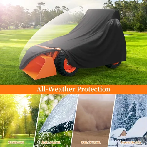 Miniatura 6 de STARTWO Cubierta Completa para Tractor Impermeable de Servicio Pesado, Universal se Adapta a la Mayoría de Tractores Utilitarios Compactos
