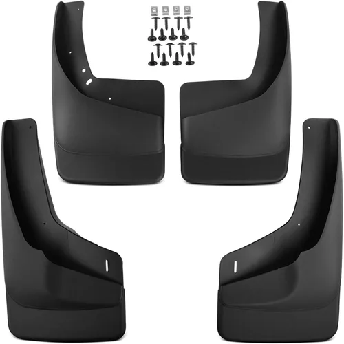 YHTAUTO Juego de 4 protectores contra salpicaduras de barro de repuesto para Chevrolet Silverado 1500 2500 HD 3500 Tahoe y GMC Yukon Sierra, con