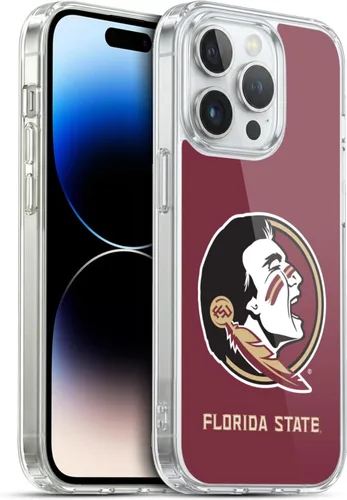 Miniatura 260 de Head Case Designs Funda de gel suave FSU Seminoles de la Universidad Estatal de Florida con licencia oficial compatible con Apple iPhone 13 Pro Max