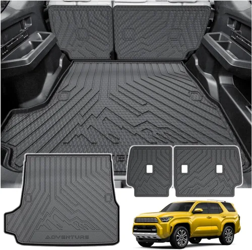 KUST Alfombrilla de carga para maletero para Toyota 4Runner 2025-2026, accesorios de 5 asientos (sin híbrido/EV o i-Force MAX), forro de carga