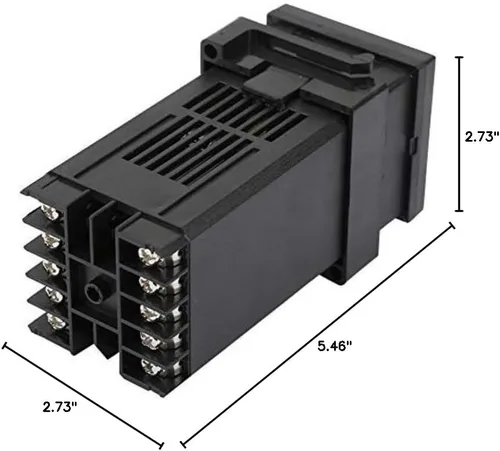 Regulador de temperatura PID REX-C100 Regulador de termostato LED digital con sensor de termopar tipo K 32.0 °F ~ 2,372.0 °F AC110V-240V